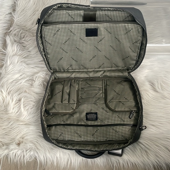 GHURKHA Voyager, luxury travel briefcase / laptop case - leather trim,new w tags - Picture 7 of 9